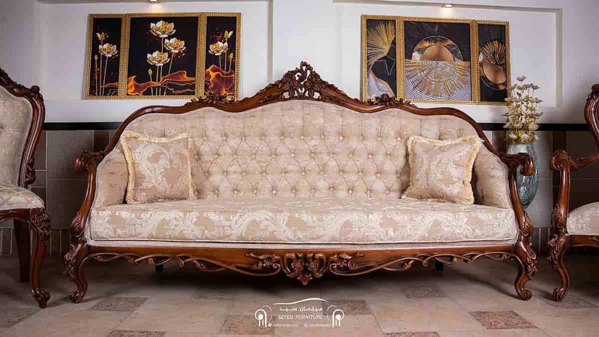 خرید مبل سلطنتی 7 نفره جدید + قیمت فروش استثنایی